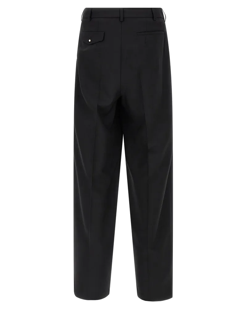 Magliano Men's Black Wool Dress Pants Black