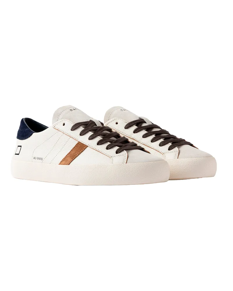 D.A.T.E. Hill Low Low-Top Sneaker — White White