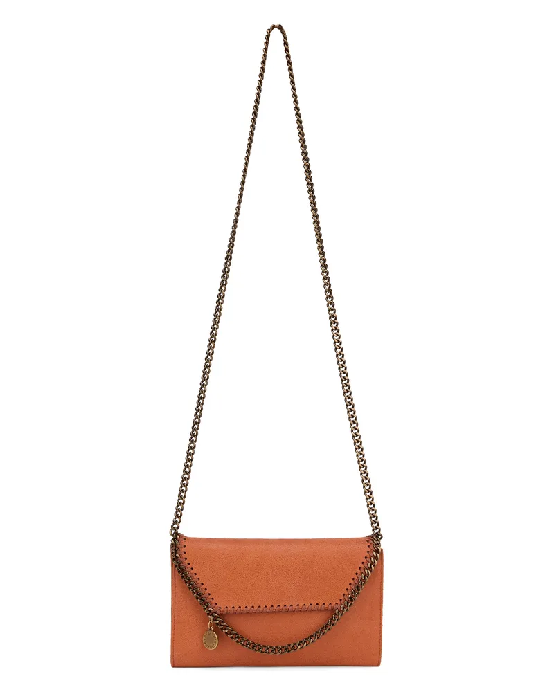 Stella McCartney Women's Shoulder Bag Falabella Tangerine Polyester Orange