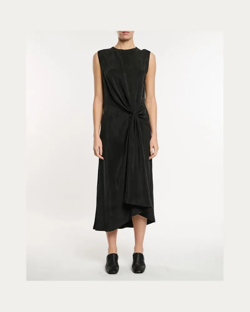 Studio Nicholson Women's Knotted Sleeveless Dress Black Black