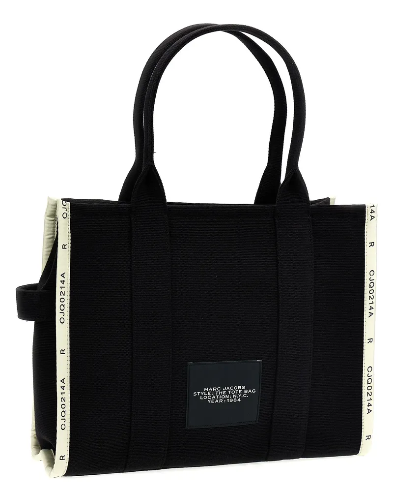 Marc Jacobs Women's Bicolor Cotton Tote Bag Black