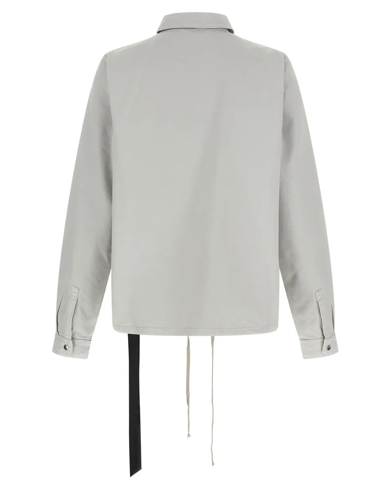 DRKSHDW by Rick Owens Men's Beige Cotton Shell Jacket Clothing Beige