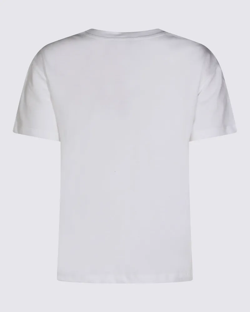Twin-Set Women's T-Shirts And Polos Bianco Ottico White