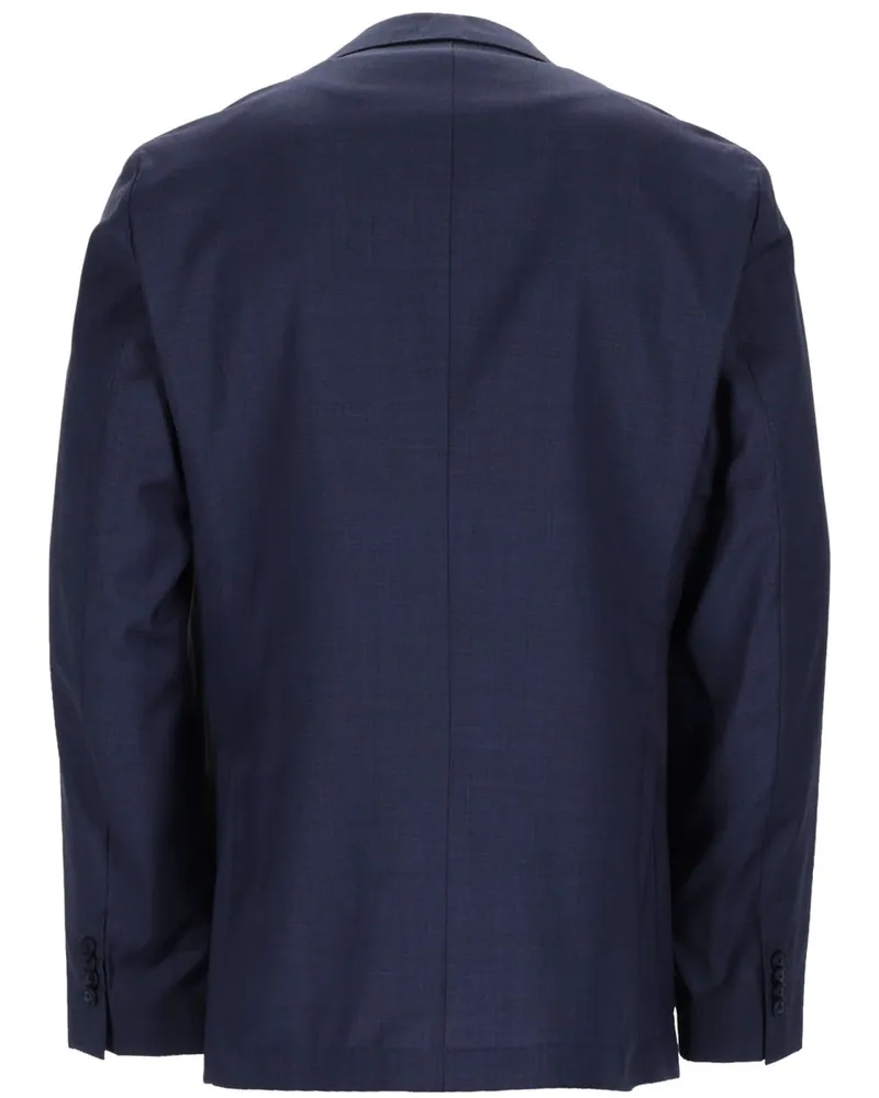 HUGO BOSS Virgin Wool Jacket — Blue Blue
