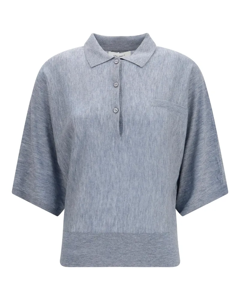 Lisa Yang Women's Sweater Norie Dark Mist Cashmere Gray