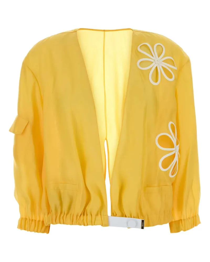 Fendi Silky Jacket — Yellow Yellow