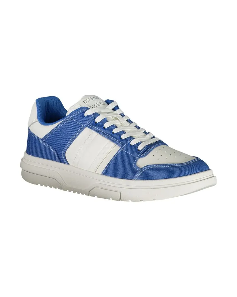 Tommy Hilfiger Color-Block Polyurethane Sneaker — White White