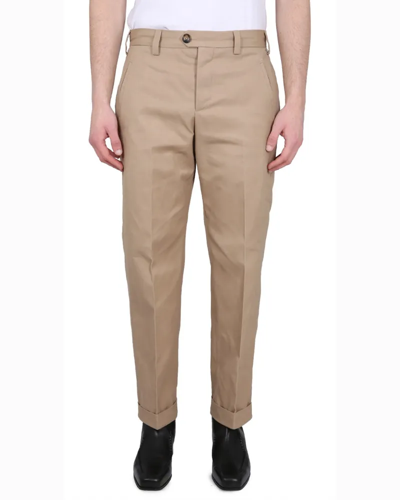 PT TORINO Rewoked Trousers — Beige Beige