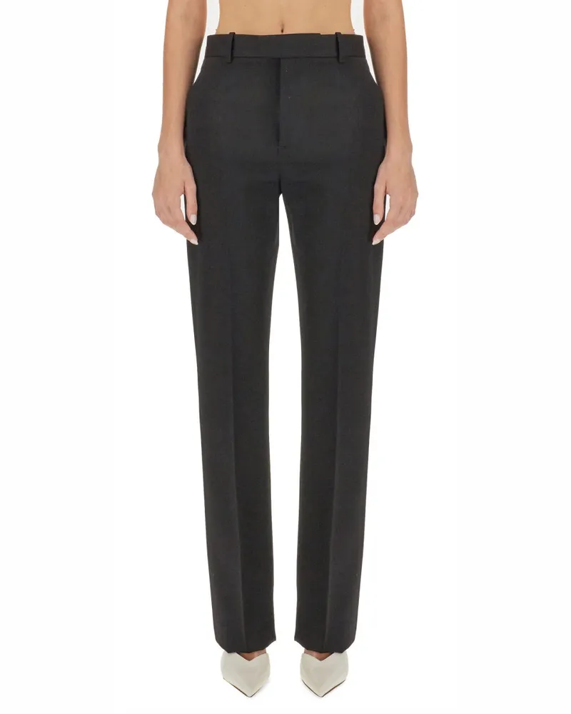 Bottega Veneta Tailored Wool Trousers — Black Black