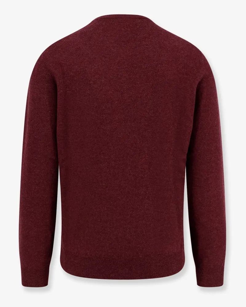 Brunello Cucinelli Men's Cashmere Sweater Red Red