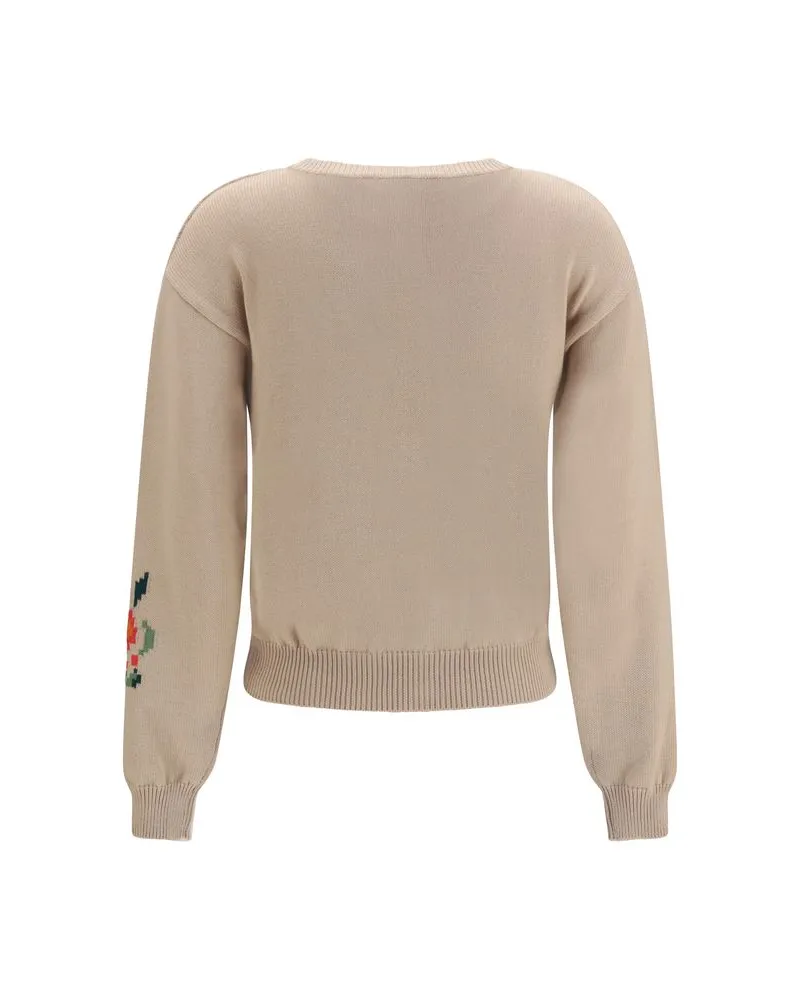 Max Mara Women Beige Cotton Cardigan Clothing Beige