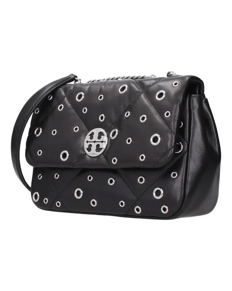 Tory Burch Leather Crossbody Bag — Black Black