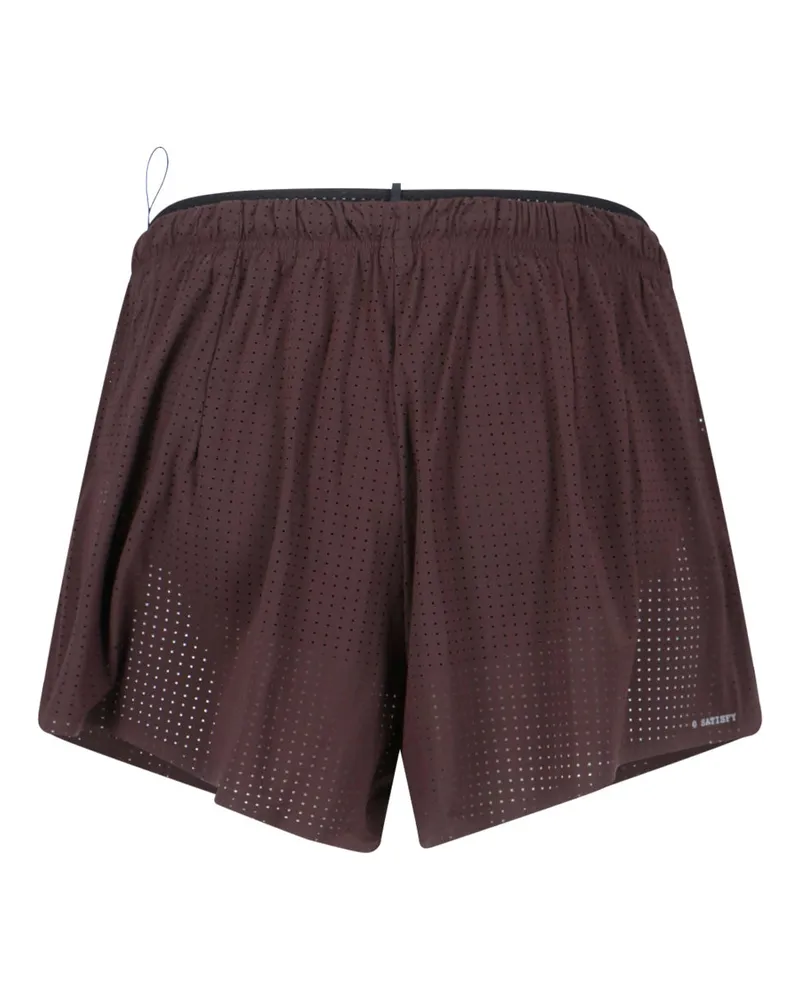 Satisfy Men Trousers Brown Polyamide Brown