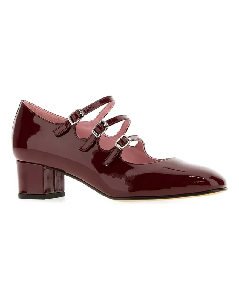 Carel Women's Burgundy Leather Kina Pumps Burgundypatent Scarpe Con Tacco High Heel Shoes Burgundy