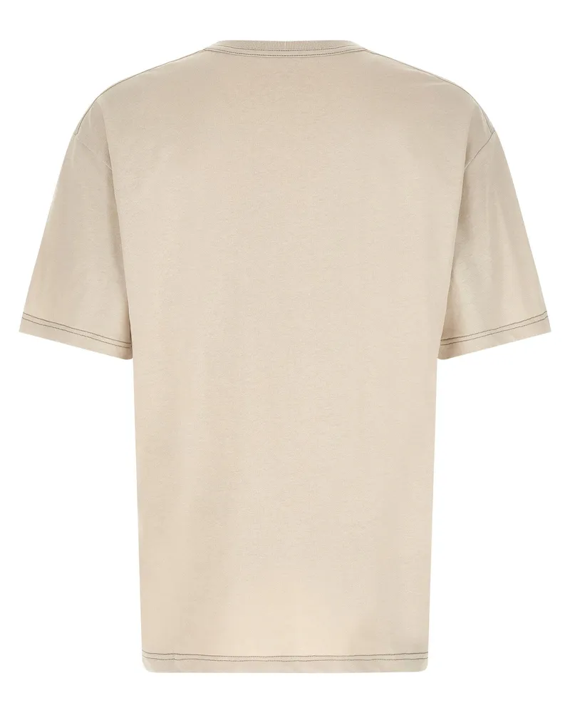Christophe Lemaire Cotton-Linen Blend T-Shirt — Beige Beige