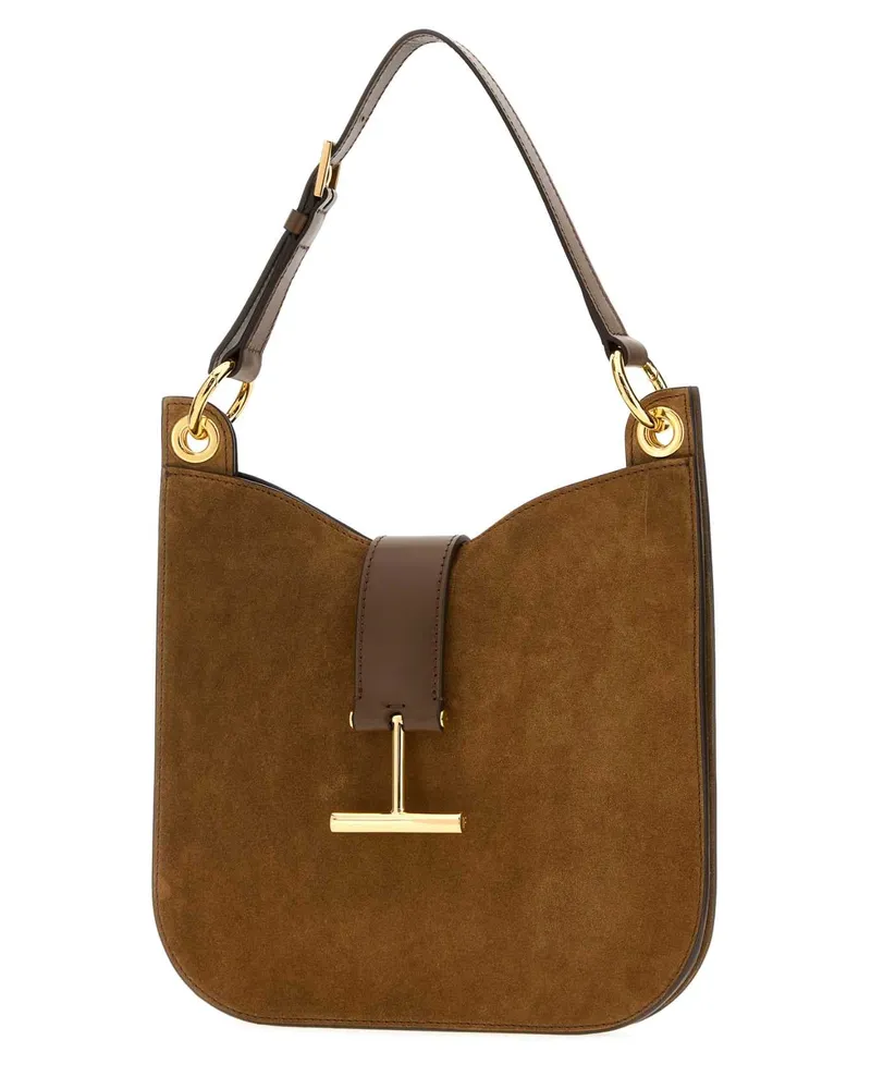 Tom Ford Whisky Borse A Tracolla Bag Brown