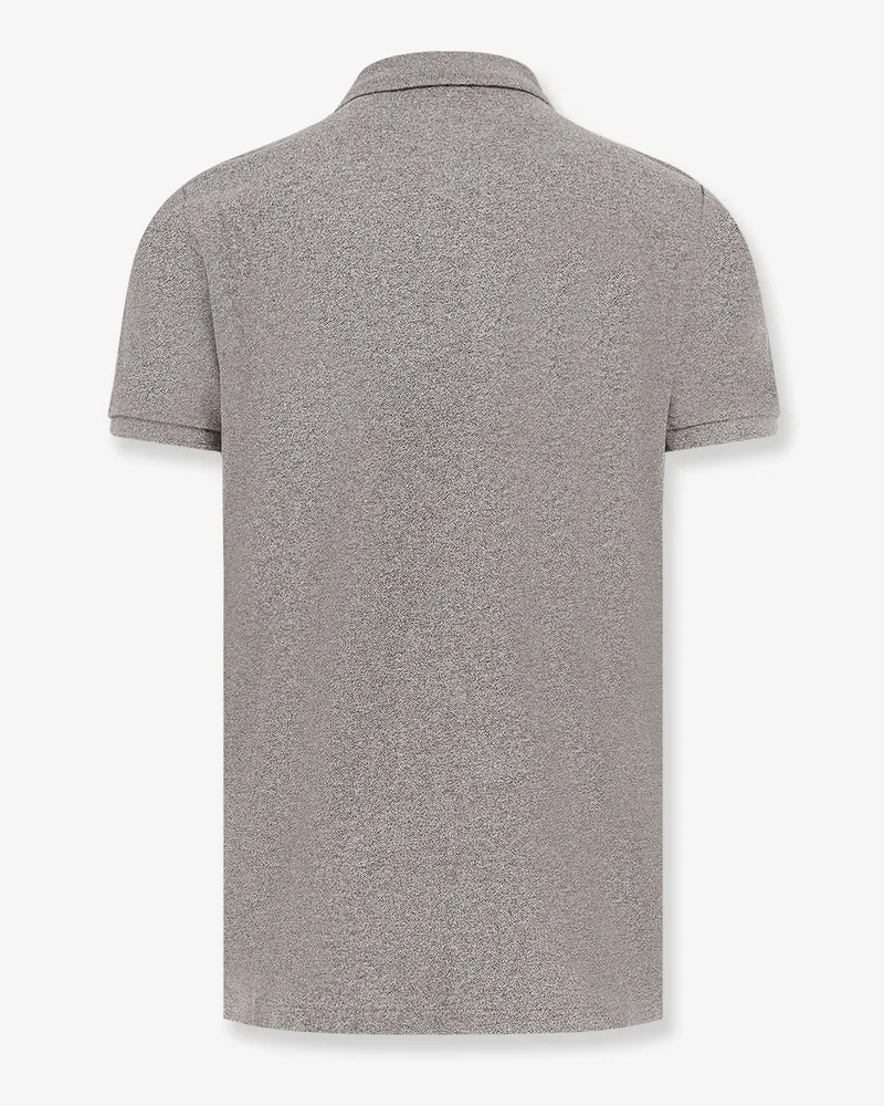 Ralph Lauren Men's Polo Shirt Grey Cotton T-shirts And Polos Gray