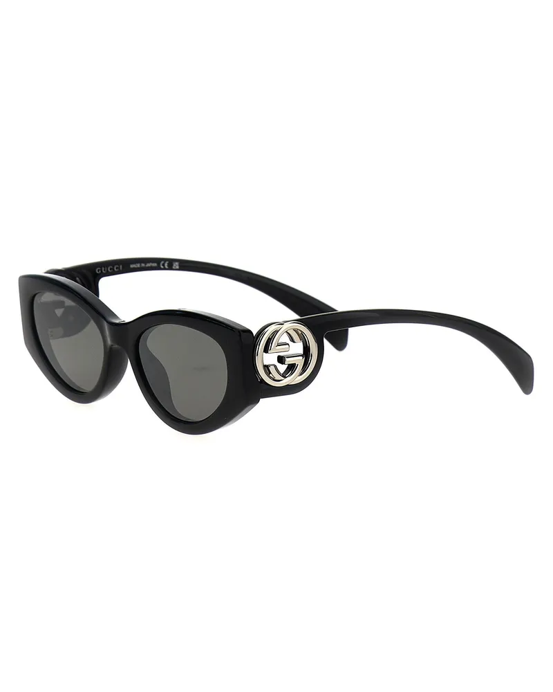 Gucci Cat Eye Sunglasses — Black Black