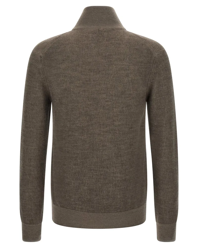 Brioni Cashmere and Wool Blend Sweater 