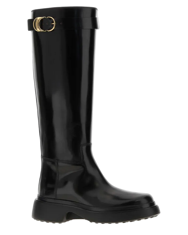 TOD'S Grafite Stivali Boot Black