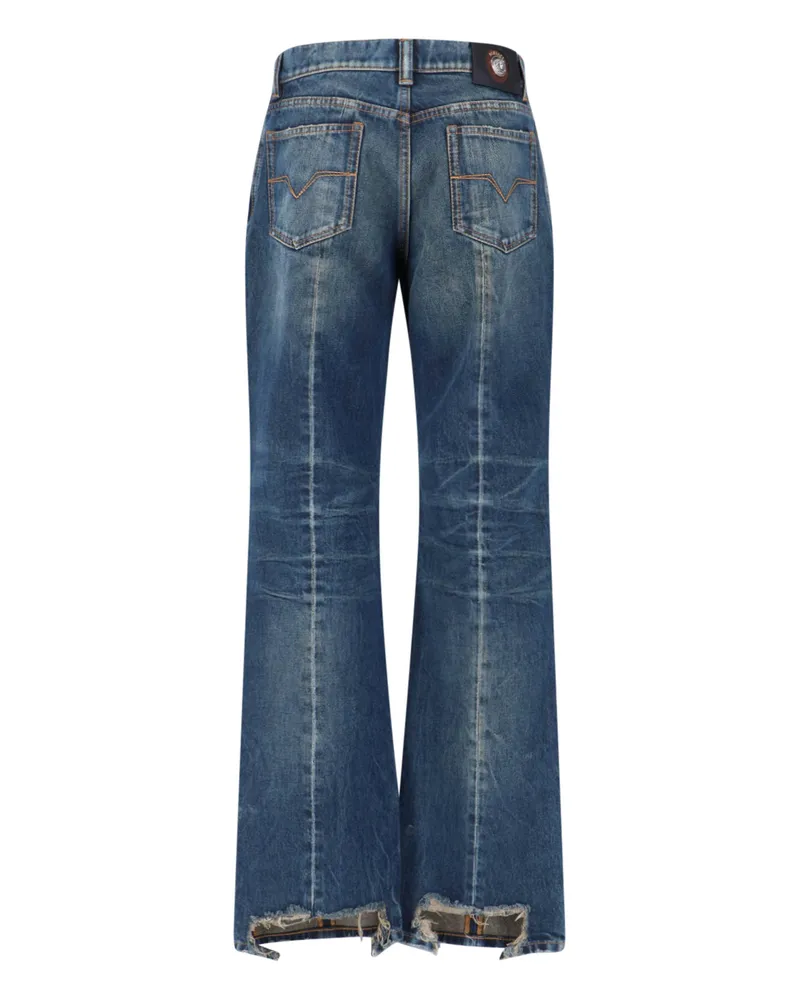 Versace Women's Jeans Blue Cotton Blue