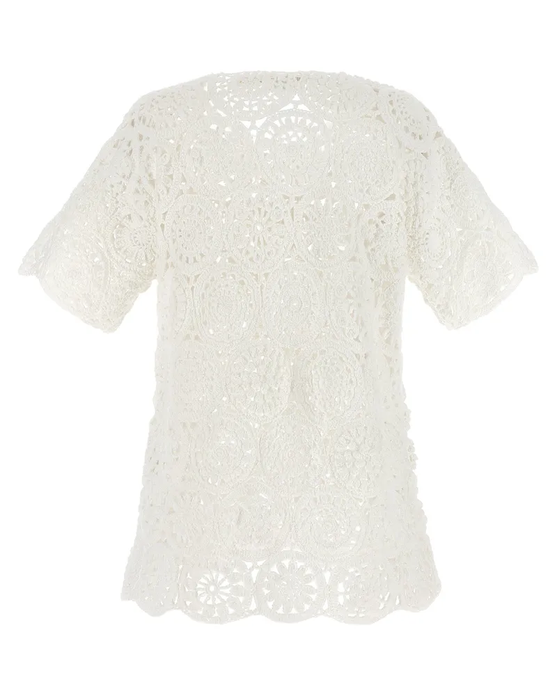 Comme des Garçons Women's White Cotton T-Shirt White
