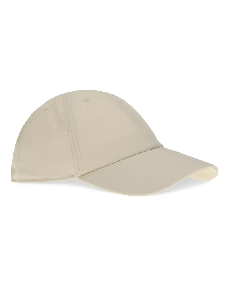 Fendi Men's Baseball Cap With Logo Bianco Cotton; Linen Hats E Hairbands Beige