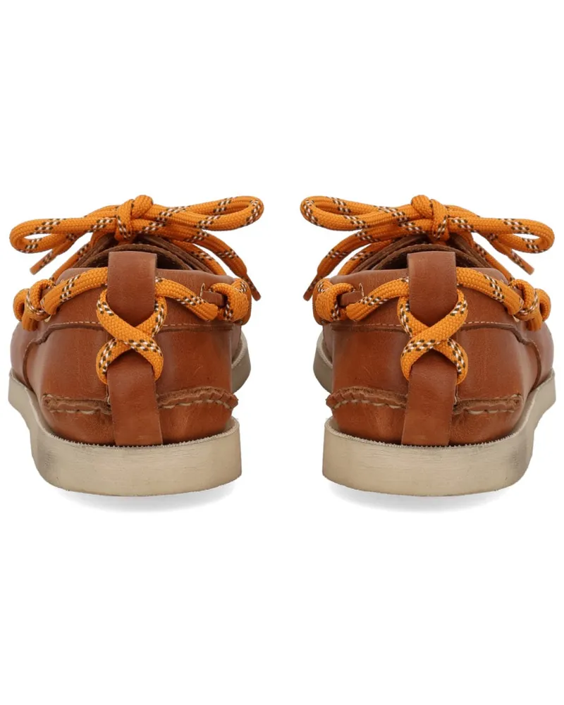Golden Goose Cow Leather Loafers — Brown Brown