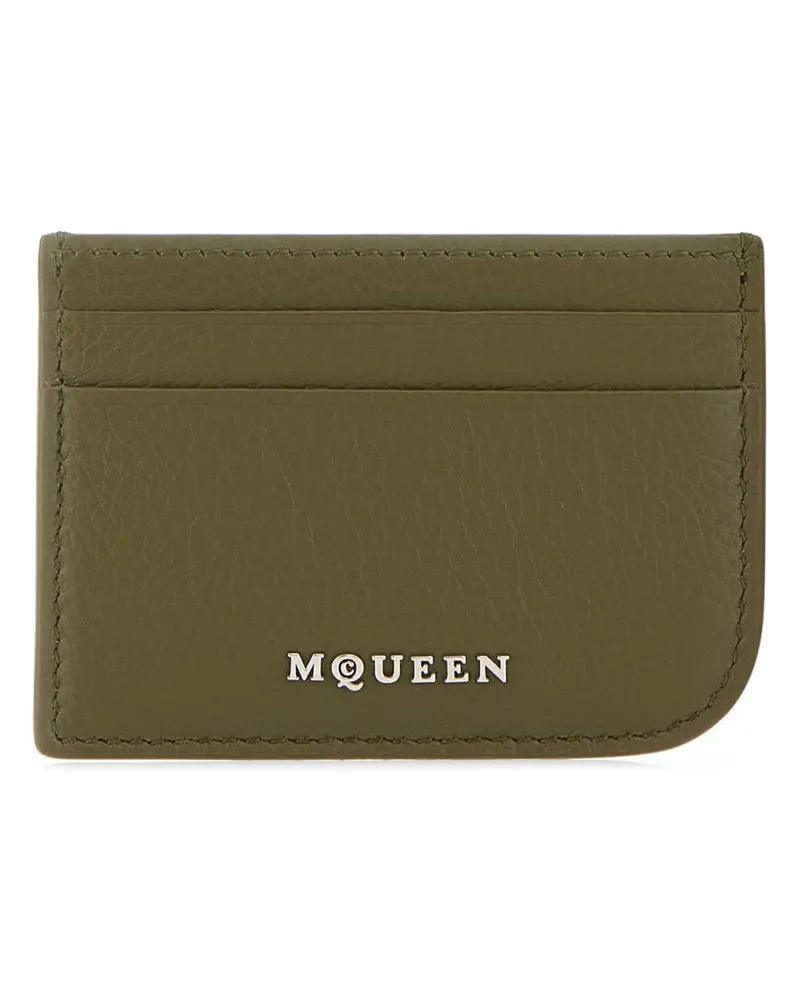 Alexander McQueen Card Card Case — Green Green