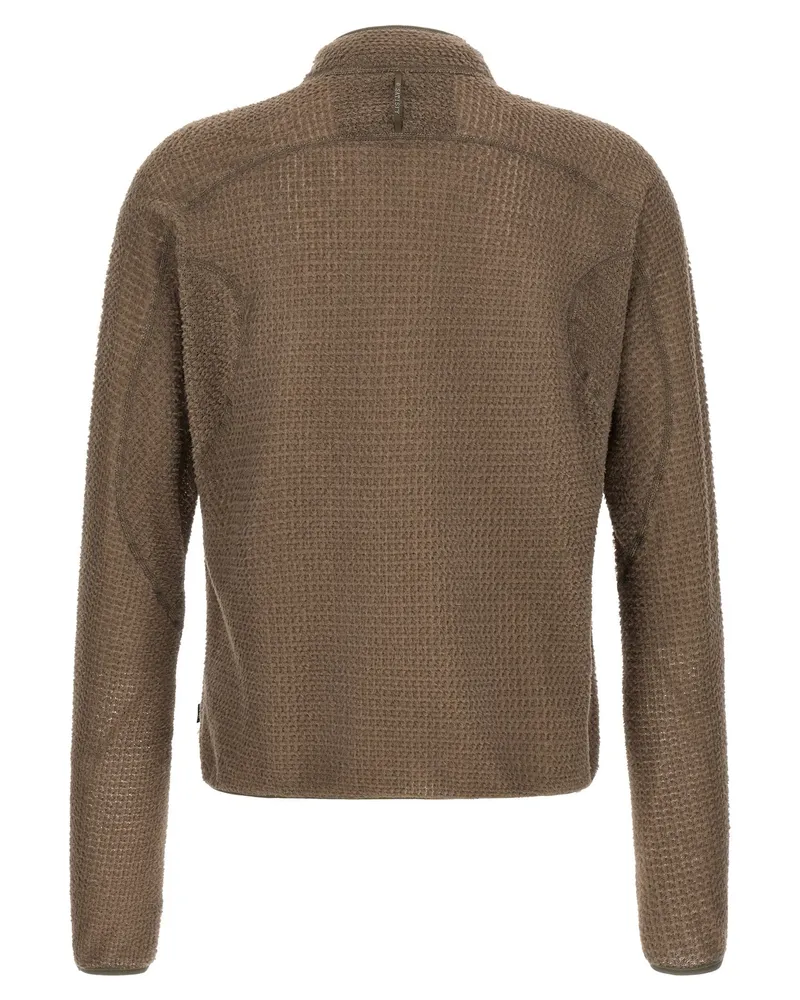 Satisfy Polartec® Alpha Fuzzfleece™ Sweatshirt — Taupe Taupe