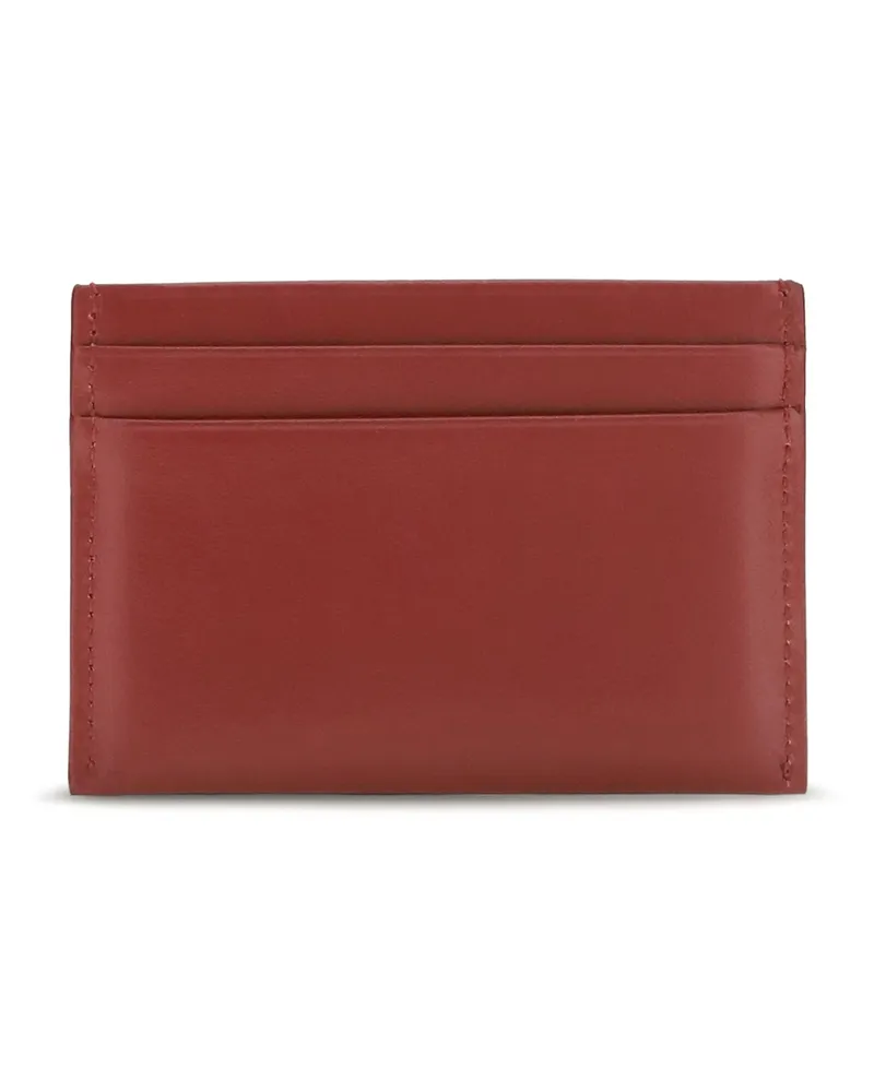 Christian Louboutin Women's Bettina Card Holder Empire-Silver Calf Leather Bos Taurus Wallet Empire/silver Red