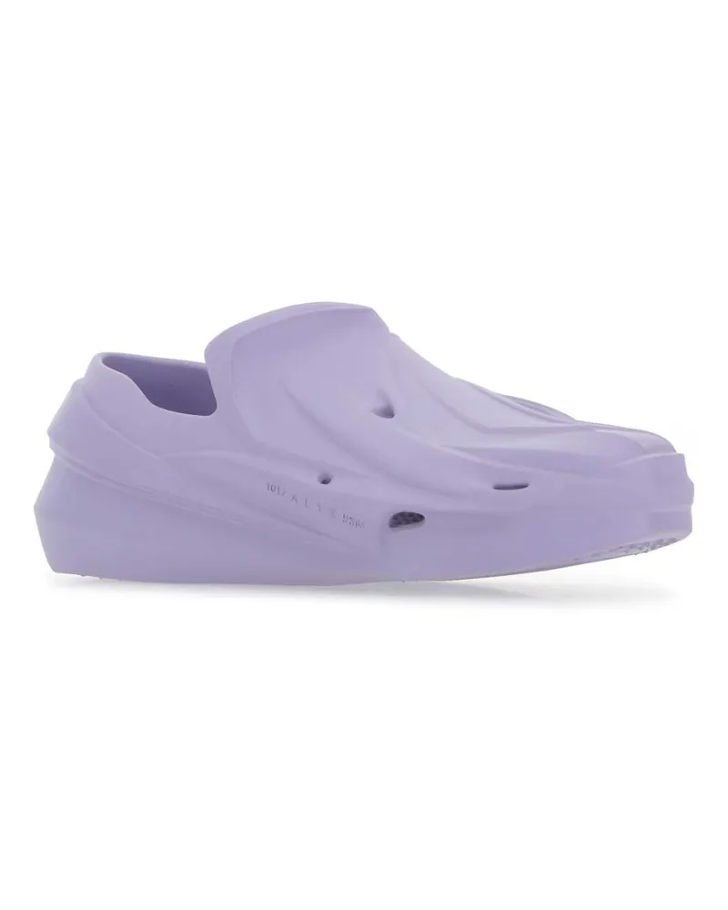 1017 ALYX 9SM Unisex Lilac Rubber Mono Slip Ons Lil0002 Sneaker Purple