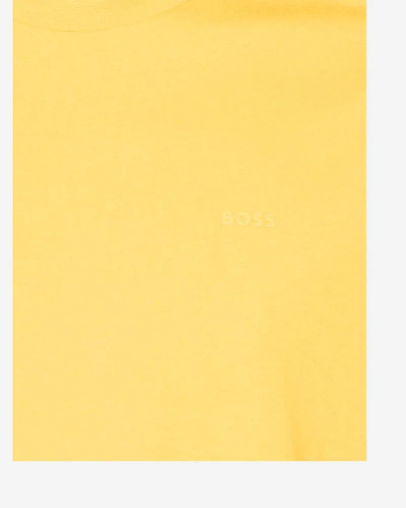 HUGO BOSS Men's T-Shirt Cotton Yellow T-Shirts And Polos Yellow