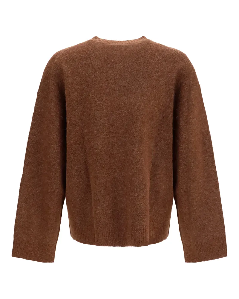 REPRESENT Men's Knitted Logo Sweater Chocolate Brown