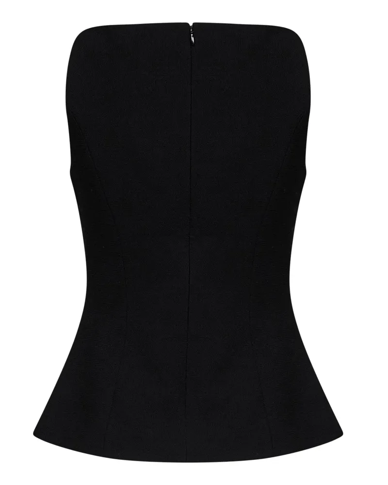 Self-Portrait Blouse — Black Black