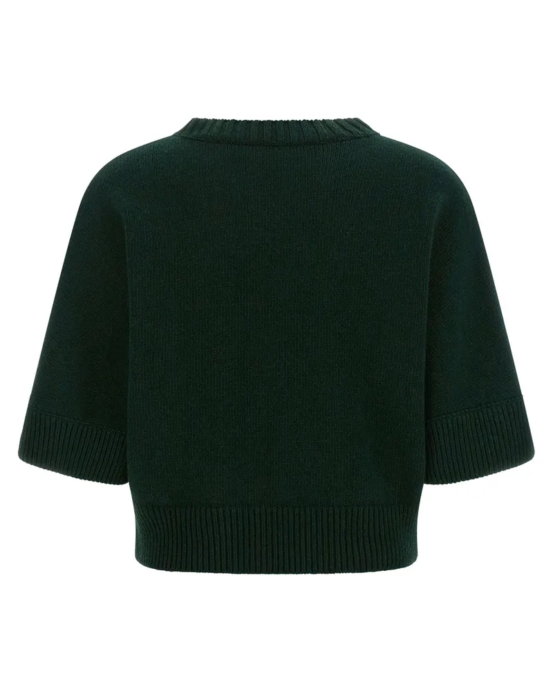 NUDE Sequin-Embellished Sweater — Green Green