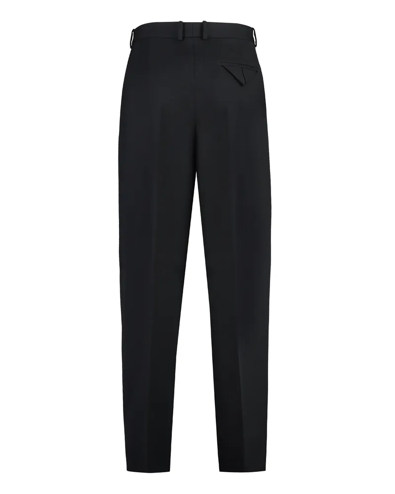 Bottega Veneta Women's Wool Tailored Trousers Black Wool; Cotton Trouser Suits Black