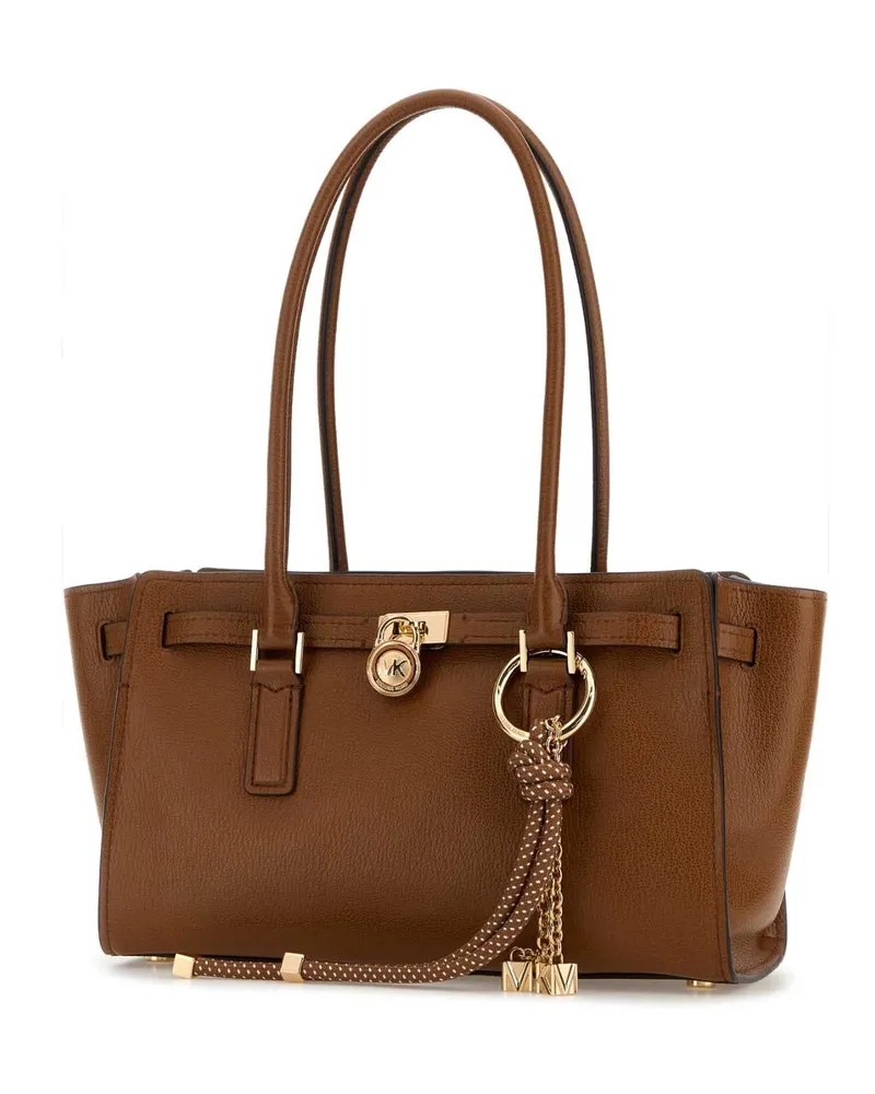 Michael Kors Women's Sm Ew Shoulder Tote Luggage Cow Leather Borse A Mano Brown