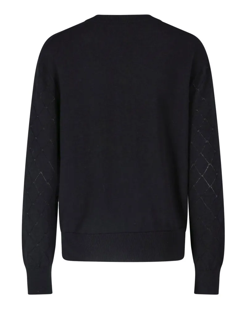 Balmain Women's Sweaters Black Virgin Wool Black