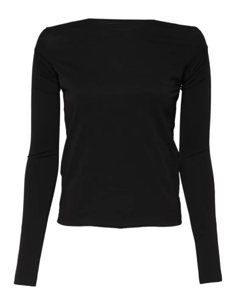 Dolce & Gabbana Women Black Wool Shrug Crew Neck Pullover Sweater Acrylic Alpaca Clothing Black