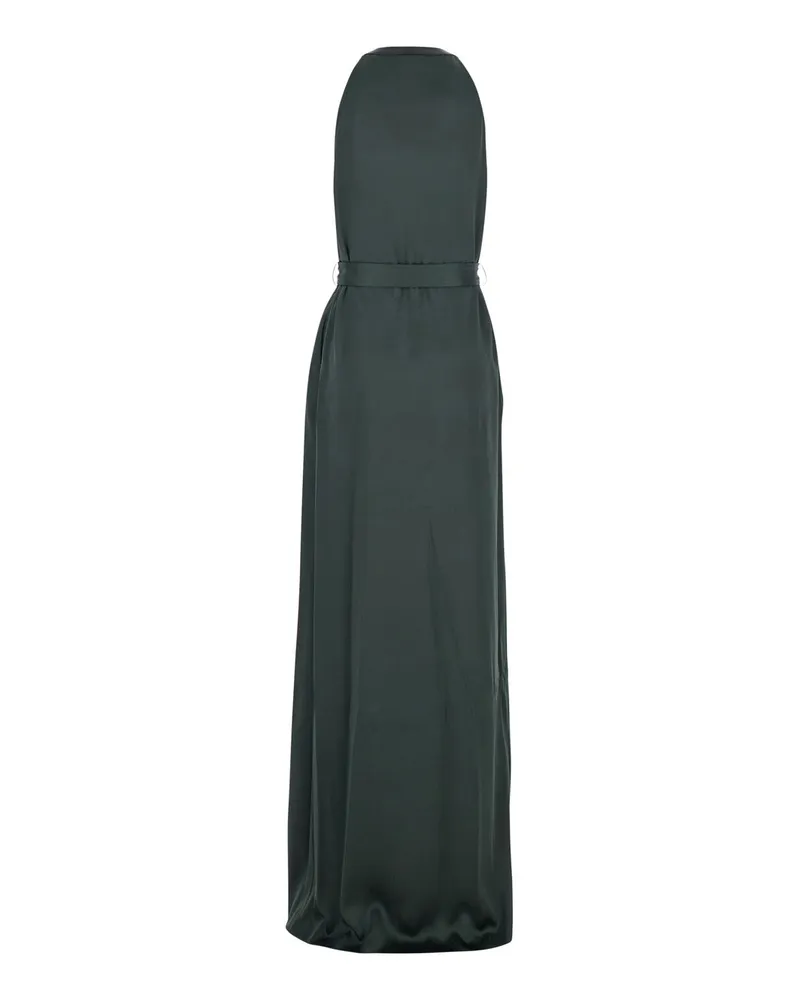 Tom Ford Halterneck Viscose Blend Dress — Green Green