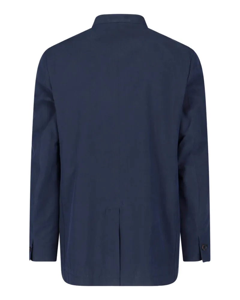 Paul Smith Men's Jackets Blue Cotton Navy