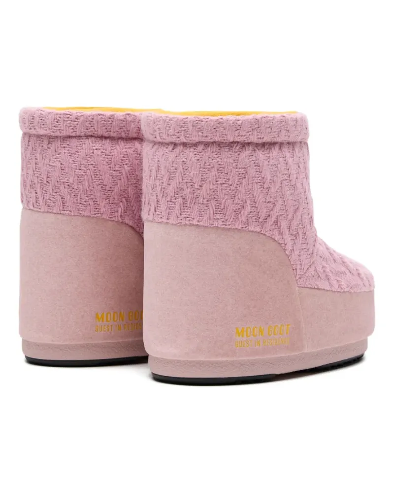 Moon Boot Women's X Guest Residence Icon Snow Pink Shoes Pink
