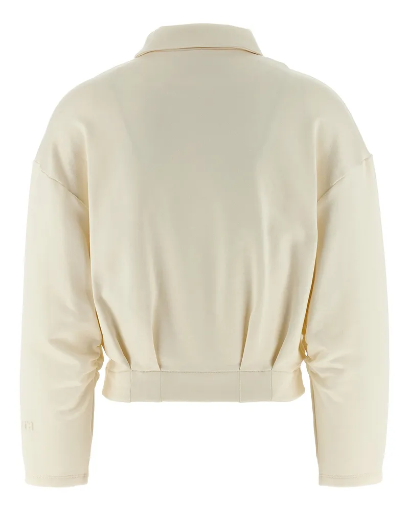 Max Mara Women's White Silk Sweatshirt Clothing White