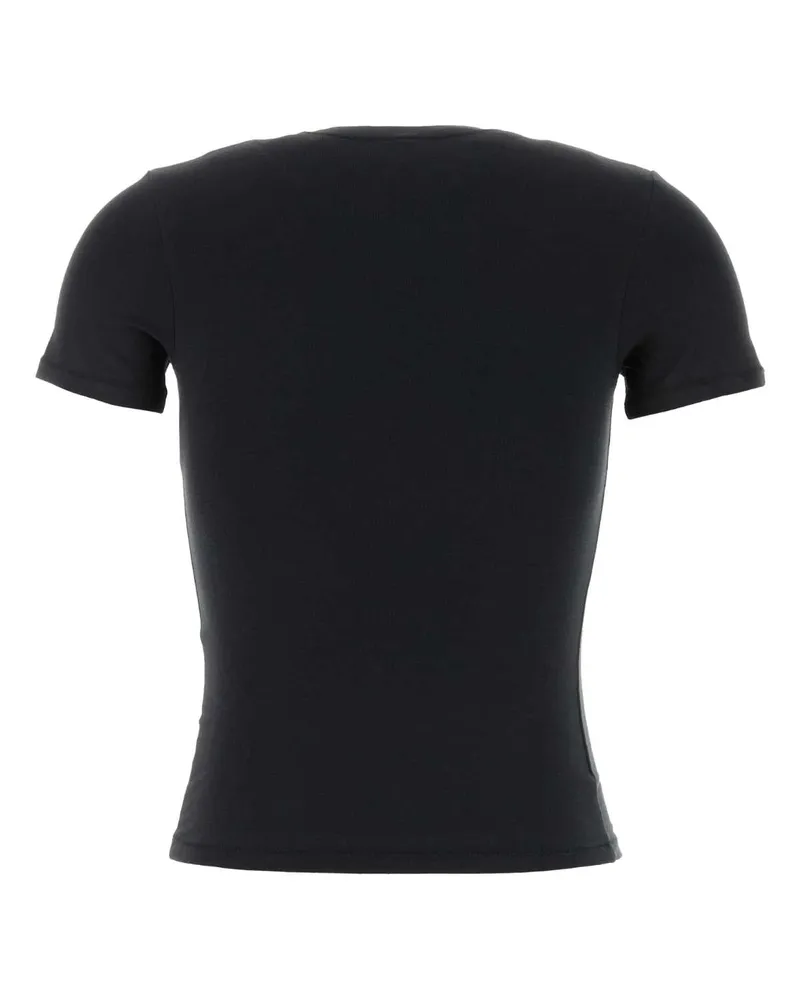 SKIMS Stretch Cotton T-Shirt — Black Black