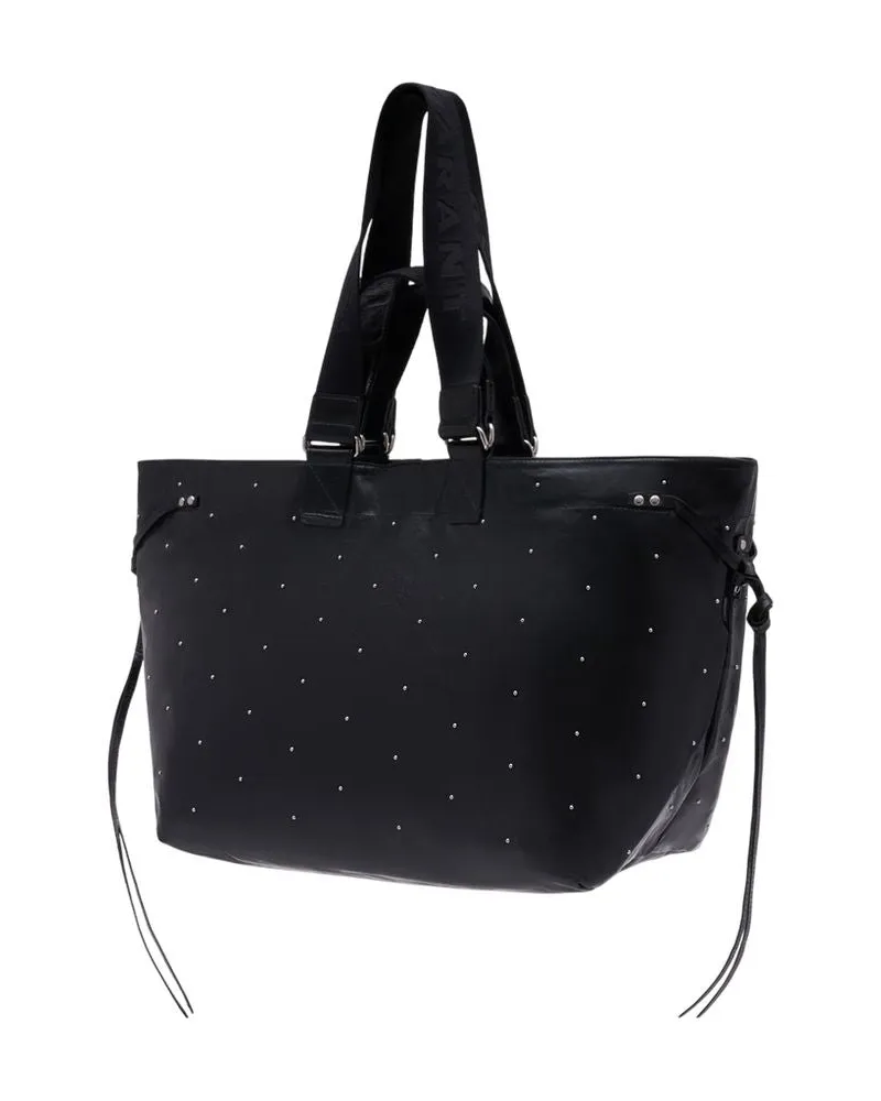 Isabel Marant Women's Voyawardy Bag -  Leather Black Calfskin Travel-Bags Black