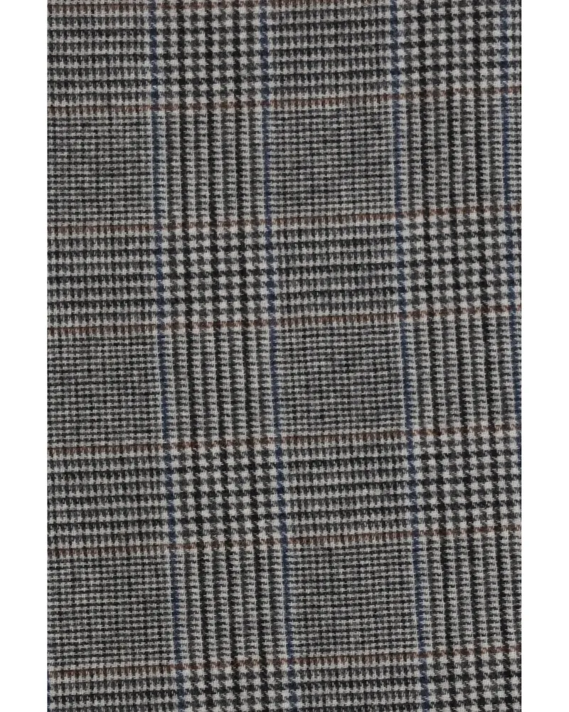 Brunello Cucinelli Cashmere Tonal Micro-Check Scarf — Multicolor Multicolor