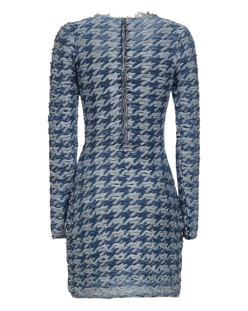 Diesel Houndstooth Dress — Blue Blue