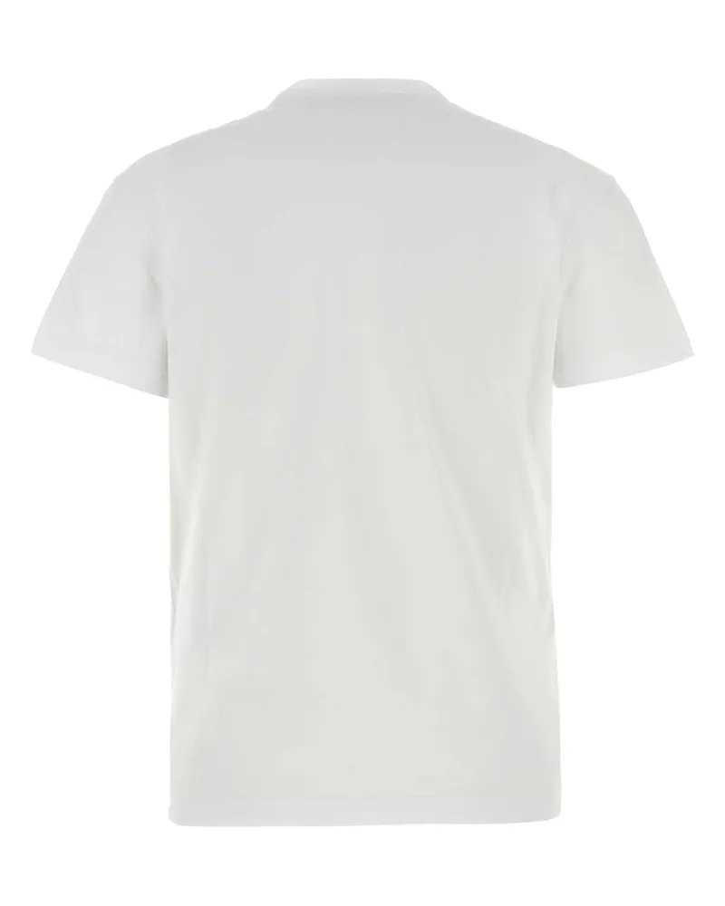 Dsquared2 Women's White Cotton Just Right T-Shirt Exterior White