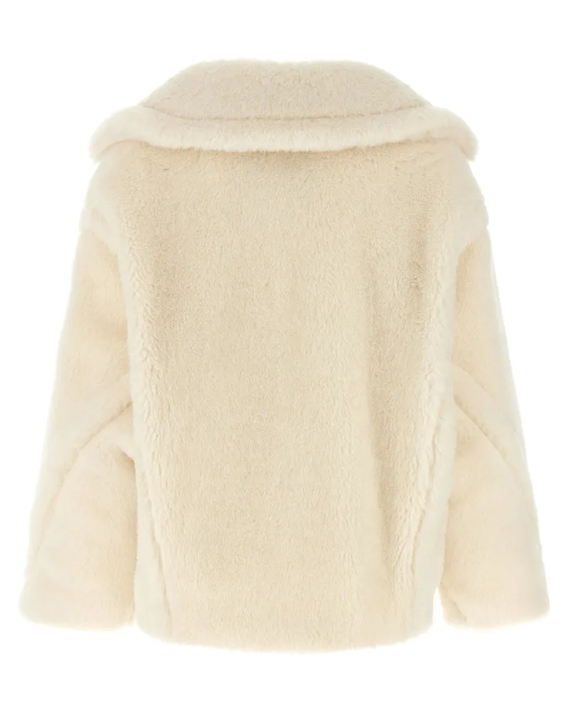 Max Mara Alcuno Coat — Ivory Ivory